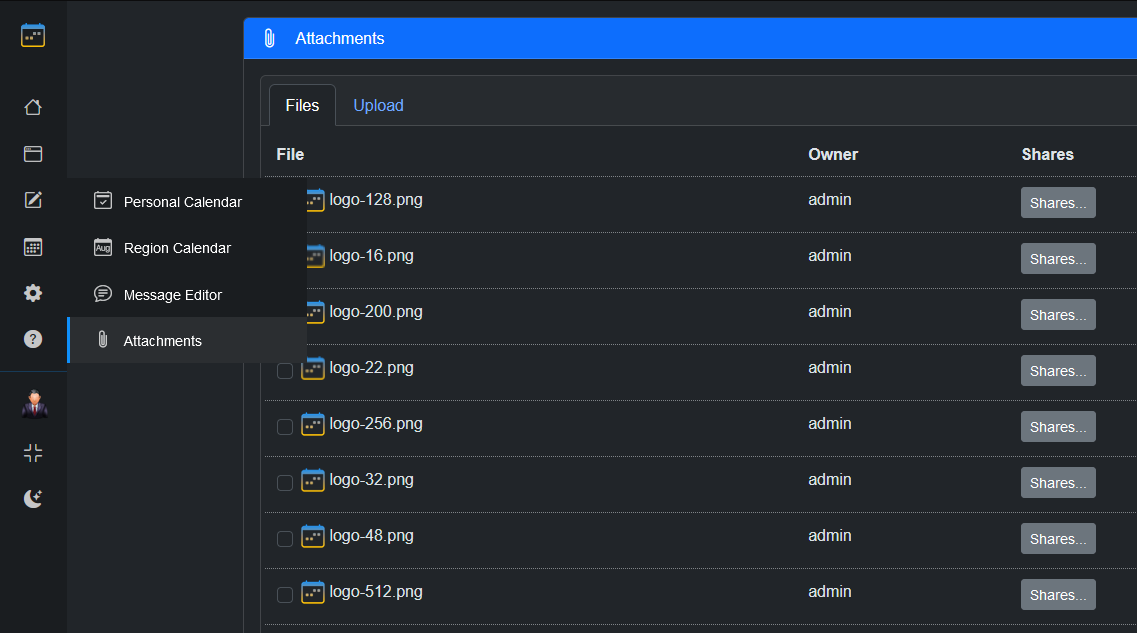 TeamCal Neo Attachments